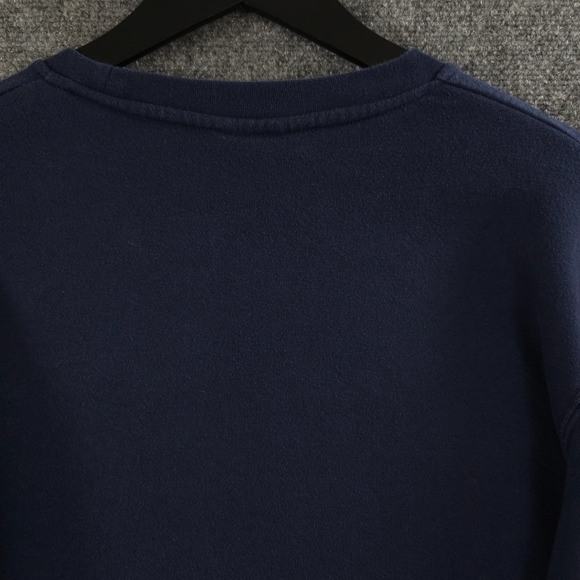 West Virginia Mountaineers Sweatshirt Mens Medium Blue Embroidered Colosseum - Picture 14 of 14